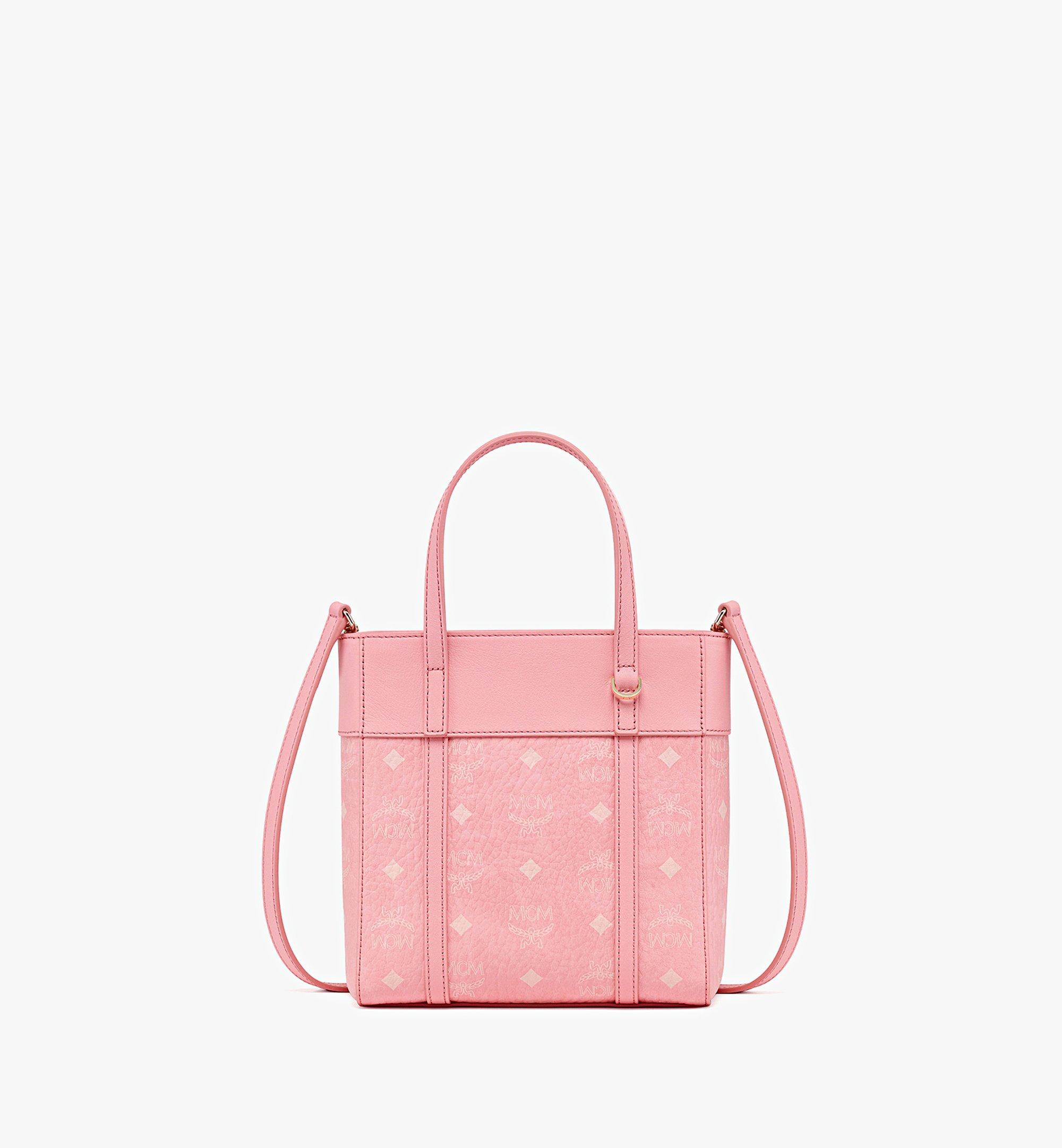 Mcm bucket bag pink hot sale